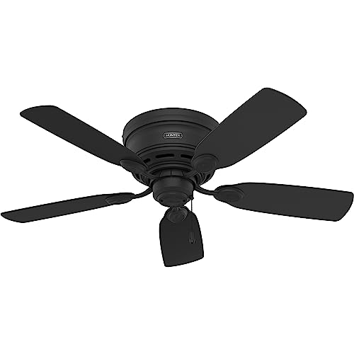 Hunter 42 inch Indoor Ceiling Fan No Light - Black...