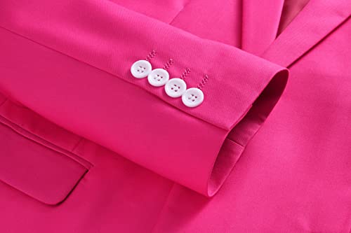 UNINUKOO Mens Suits 2 Piece Double Breasted Tuxedo Suit Slim Fit Wedding Party Dress Formal Suits for Men4