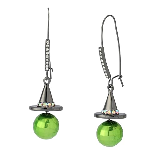 Betsey Johnson Women's Witch Hat Disco Ball Dangle Earrings