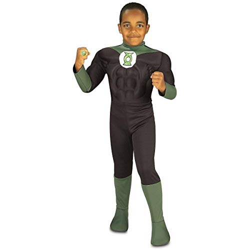 Rubies Deluxe Muscle Chest Green Lantern Costume Set Superhero Toddler