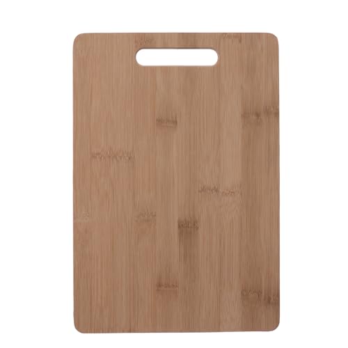 Tabla de cortar rectangular de bambú 33.5x24 cm miniatura 1