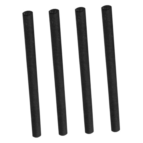 Abaodam 4pcs Graphite Raw Material Rods Stir Rods for Crucibles Lab Graphite Industrial Grade