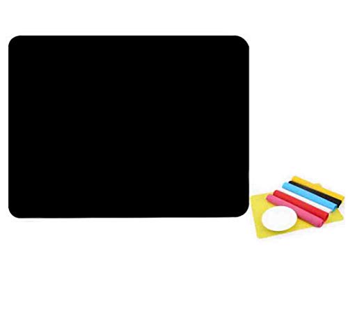 Allscarf007 Black Silicone Student Table Mat, Countertop Place Mat, Large Oven Counter Children Table Mat, 15.7