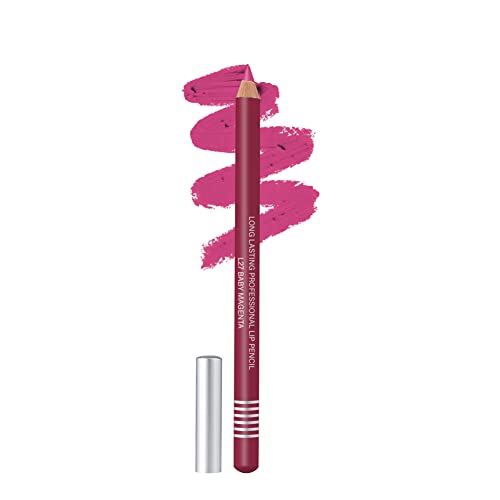 Image of Colors Queen Lip Liner Pencil | Long Lasting & Waterproof Formula | Matte Lip Liner Pencil for Women (L-27, Baby Magenta)