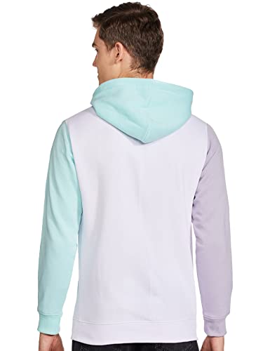 Image of The Indian Garage Co Men Regular Fit Placement Embroidery Overhead Hooded Sweatshirt