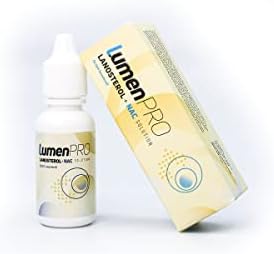 LumenPro Pet Eye Drops - Advanced Vision Support Eye Drops for Dogs with Cataracts - Lanosterol Eye Drops with Antioxidants +NAC Solution - 10ml Cataract Drops for Dogs, Cats, and Horses
