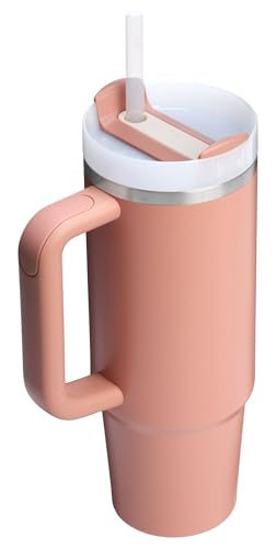Stanley Quencher H2.0 Tumbler with Handle and Straw 30 oz | Flowstate 3-Position Lid | Cup Holder Compatible for Travel | Insulated Stainless Steel Cup | BPA-Free | Sienna