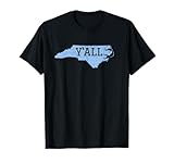 Distressed Y'ALL North Carolina Funny Tee T-Shirt