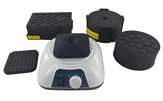 Multi Plate Vortex Shaker Mixer with 8 Modules Operating Mode Touch/Run Speed Range Touch 0-3000 RPM Run 200-3000rpm Brushless Motor