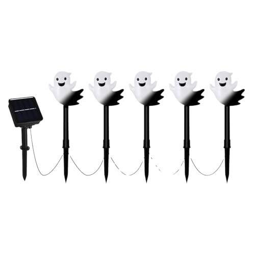 Bouchons à énergie solaire Halloween lot de 5 lampes étanches jardin