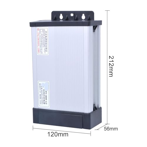 Alimentation à découpage 12V 400W variable Triac pour ruban led haute puissance - 3