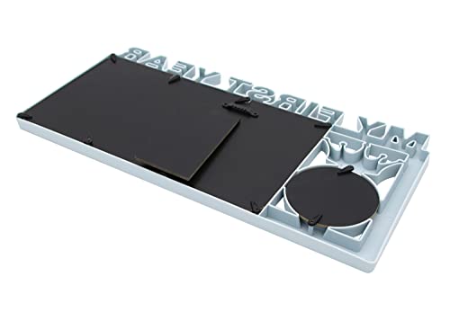 Mickyu My First Year Newborn Keepsake Frame 12 Months Milestone Photo Frames Mothers Day Accessory Baby Shower Gifts Nursery Décor (Blue) #TOP5