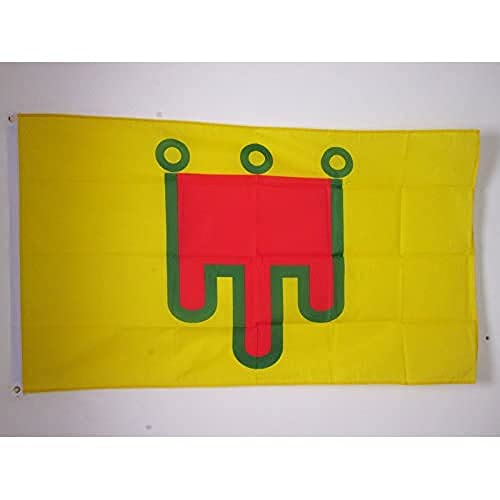 AZ FLAG, Auvergne Flag, 2x3 Ft, 100D Polyester French Region Of Auvergne Banner with Two Metal Grommets, Fade Resistant