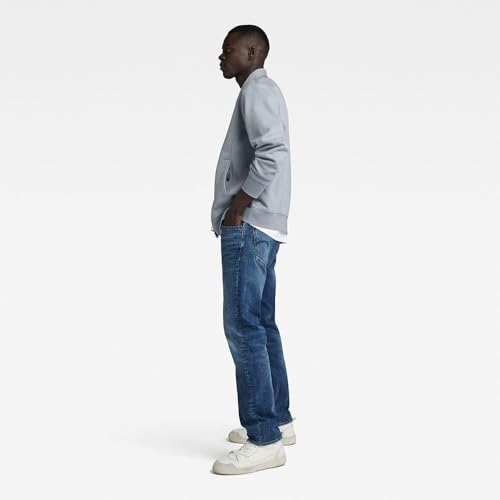G-STAR Raw - Mens Mosa Straight Jeans, Color Faded Cascade, Size: 34W x 38L4