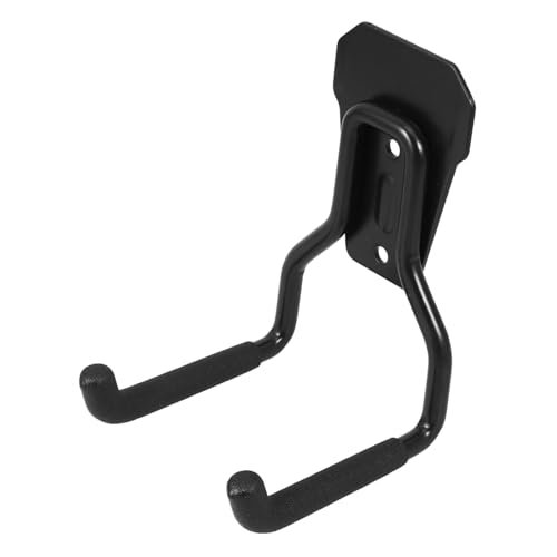 WOONEKY Heavy Duty Garage Hooks with Slip Coating Wall Mount Utility Hangers for Organizing Bikes Ladders and Garden Tools Durable Storage for Garage and Workshop