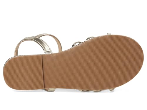 Janie and Jack Girl's Gold Sandals (Toddler/Little Big Kid) Ballet Flat3