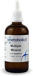 Multiple Mineral Liquid Complex 100ml | Trace Mineral Drops  Contains Potassium, Calcium, Magnesium, Zinc, Manganese, Selenium, Chromium, Molybdenum | Additive Free (100ml)
