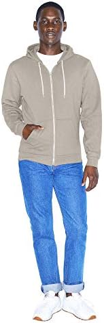 American Apparel Flex Fleece Long Sleeve Pullover Hoodie Sudadera Con Capucha, Azul Marino, X-Small Para Hombre