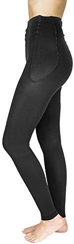Rejuva 15-20 mmHg Graduated Compression Leggings, Womens Footless Support Tights