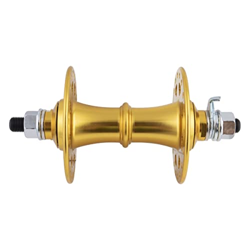 SE BIKES Sealed Bearing BMX Bicycle Hub in Gold - Front 36 x 100 x 3/8 - IDEA1101