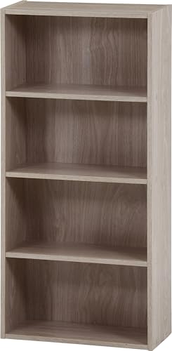 不二貿易 コミックラック 4段 (アッシュグレー)