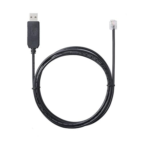 SK48V100 Bat-ery RS232 Serial Communication Cable Prolific USB RS232 to RJ11 6P6C Serial Cable(1.8M)