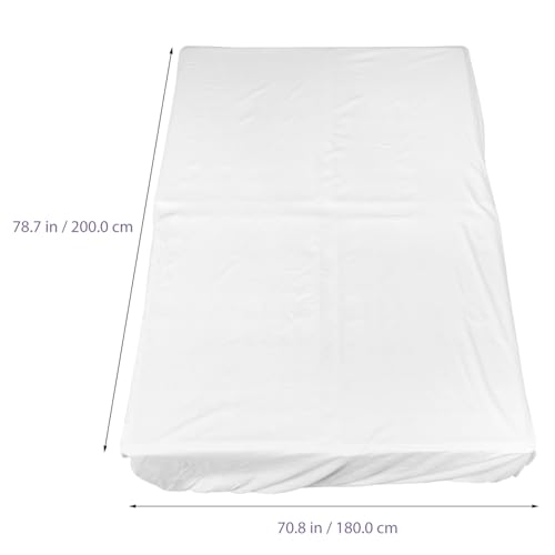 Drap housse coton blanc protège-matelas respirant pour l'hôtellerie - 3
