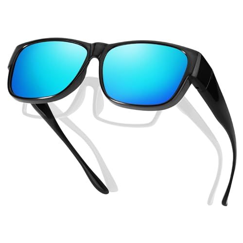 TJUTR Over Glasses Sunglasses for Men Premium Polarised Fit Over Sunglasses