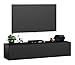 Fernsehschrank fernsehregal tv Board hängend tv Shrank tv 55 Zoll lowboard tv Tisch 2 Farben schwarz matt hängend/stehend 140,cm 4housedesign®