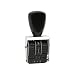 Traditional Rubber Date Stamp, Type Size 1.5, Black (RD015)