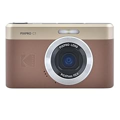 KODAK Pixpro C1 - Fotocamera digitale ultra compatta | 13MP BSI CMOS, zoom 4X, schermo LCD da 2,8", flash LED, marrone