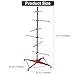 71 Inch Panel Tree Paint Stand with 6 Hook Levers, Automotive Paint Stand with Adjustable Center Post and 4 Casters, Hang Automotive Panels, Doors, Fenders, Bumpers, Car Parts, Auto Body Paint Stand