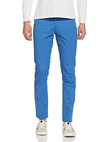 Image of United Colors of Benetton Men's Straight Fit Mid Rise Pants