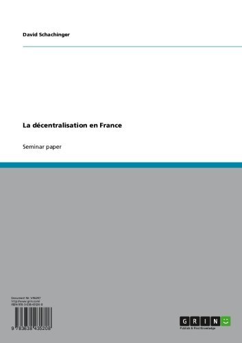 La décentralisation en France (French Edition)