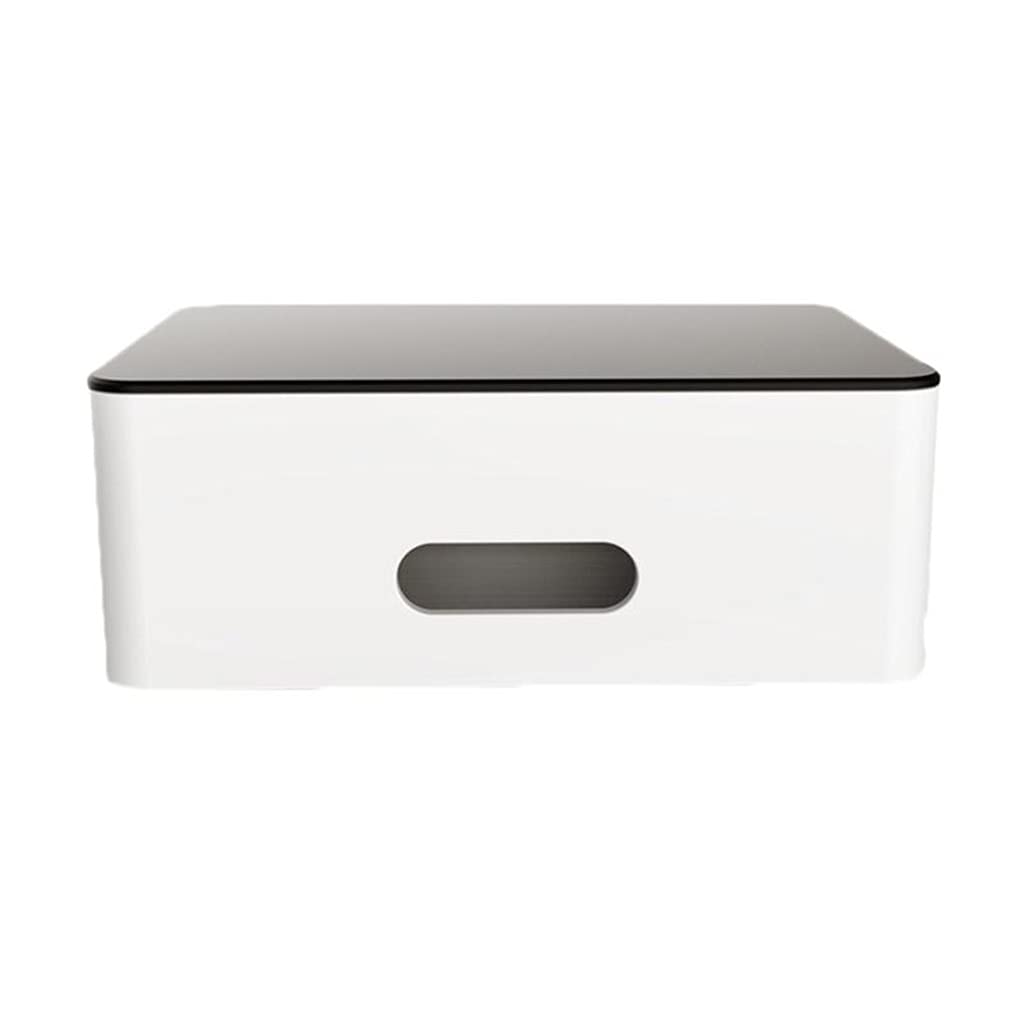 Support de moniteur de bureau multifonction avec rangement ABS