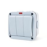 Contrôle à trois appareils : le design innovant à trois interrupteurs ouverts vous permet de gérer trois appareils électriques différents simultanément, offrant une flexibilité pour vos systèmes d'éclairage.