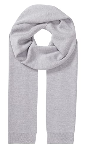 Enter the Complex® Bufanda de fina lana merino, para hombre y mujer., gris claro, XL Cover