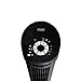 Seville Classics UltraSlimline Indoor Bladeless Oscillating Tower Fan Quiet Cooling LED Display Space-Saving for Home w/ Remote and 7.5H Timer, Black Combo, 40