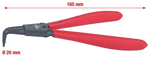 KS Tools 119.2057 90 Degree Angled External Circlip Pliers, Transparent, A21, 19-60 mm - Image 2