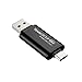 TEAMGROUP X1 MAX 1TB USB 3.2 1000MB/s Gen 2 Type A & Type C (3.1/3.0) OTG Dual Interface USB Flash Drive Data Storage Memory Stick Compatible with Smartphone/Tablet/Laptop/PC/MacBook TX1MAX31TBB01