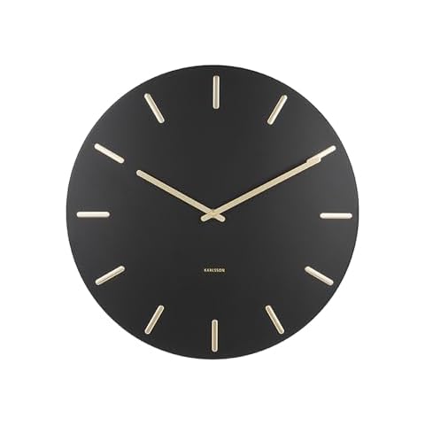 Karlsson Charm Steel Black Wall Clock Cover