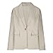Blazer Jackets for Women Open Front Long Sleeve Work Office Suit Jackets Business Casual Outfits Fashion Clothing Beige