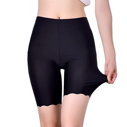 SYT-MD Culotte Femme, Été Femmes Boxers de Soie glacée sans Soudure for Femelle Anti-frottant sous la Jupe Boyshort Panties Plus Sécurité Taille Pantalon Court Cover