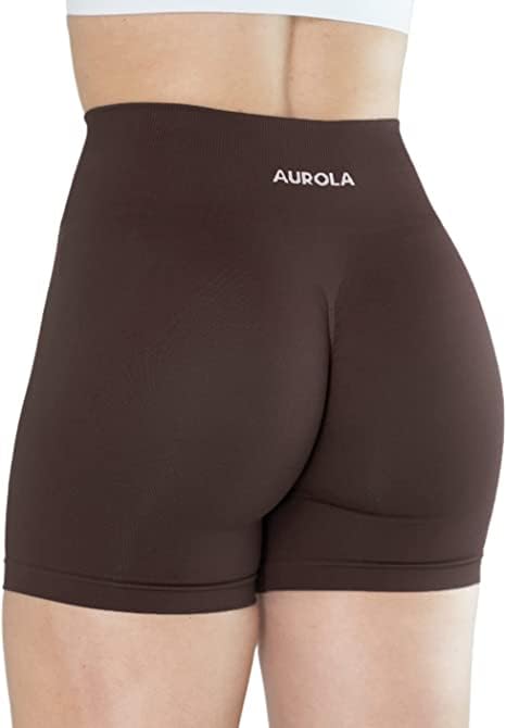 Image of AUROLA Dream Collection Women Workout Shorts High Waist Gym Shorts, Scrunch Butt Seamless Athletic Shorts