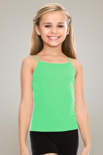 Image of Kurve Girl's Sleeveless Tank Top - Stretch Undershirts Cami Camisole, UV Protective Fabric, Rated UPF 50+ (Made in USA)