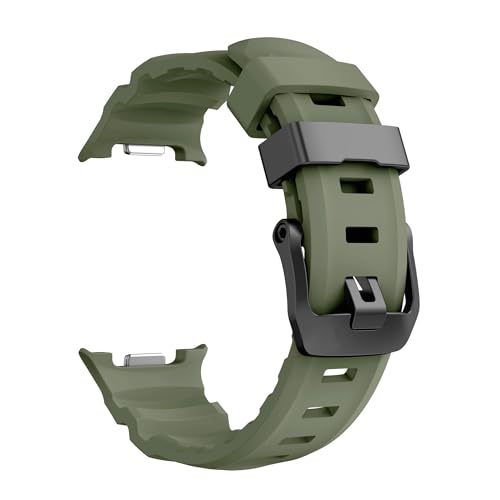 [XGYOMVB] Watch 8 40mm/44mm�Ή��V���R���o���h�BWatch 8 Classic�Ή��̒ʋC���X�|�[�c���X�g�o���h�B(Army green,Galaxy 8 44mm)
