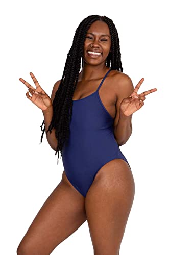 JOLYN Chevy Fixed Back Women's Athletic One Piece Swimsuit for Competitive Swimming, Lifeguarding, Medium-Full Coverage