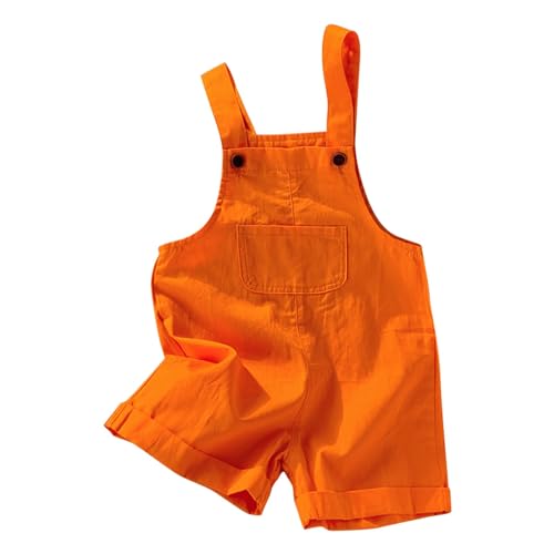 NUSGEAR Salopette à Bretelles pour Fille Combinaison légère en Coton délavé Bretelles réglables Combinaison pour Enfant - Bretelles Spaghetti - Short