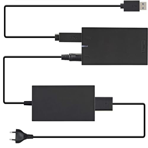 Tikmase Adaptateur pour Xbox One S/X, Windows PC - Bloc d'Alimentation pour Xbox 1S, Capteur Kinect 2.0 pour PC Windows 10, 8.1, 8