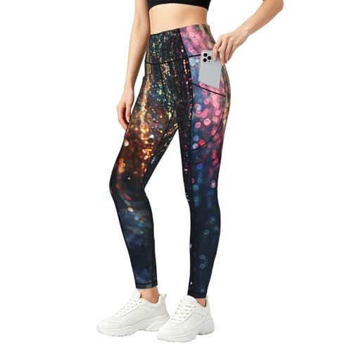 Leggings para correr con control de abdomen y bolsillos laterales prácticos